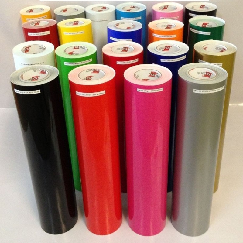 ORACAL 651 Gloss Red Self-Adhesive Craft Vinyl Roll (12" X