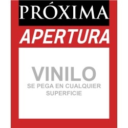 Cartel Próxima Apertura