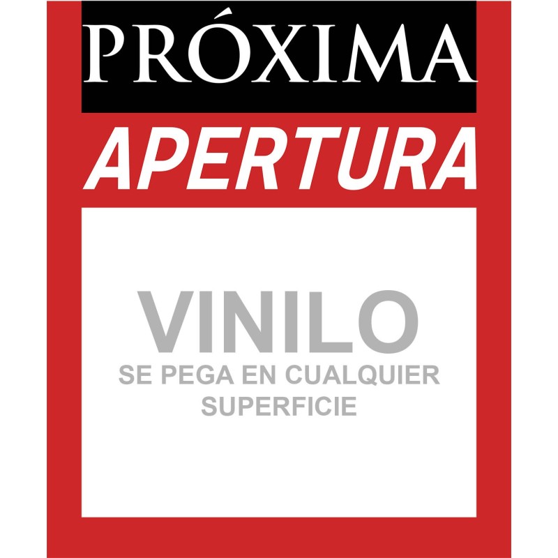 Cartel Próxima Apertura