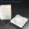 Placas de Petri Translúcidas con Soporte Estable – Ideal para Laboratorio y Cultivos